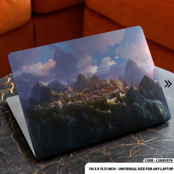 Fantacy Digital Illustration Matte Finished Removable Waterproof Laptop Sticker & Laptop Skin (Including FREE Accessories) - LSKN3578 - DDecorator