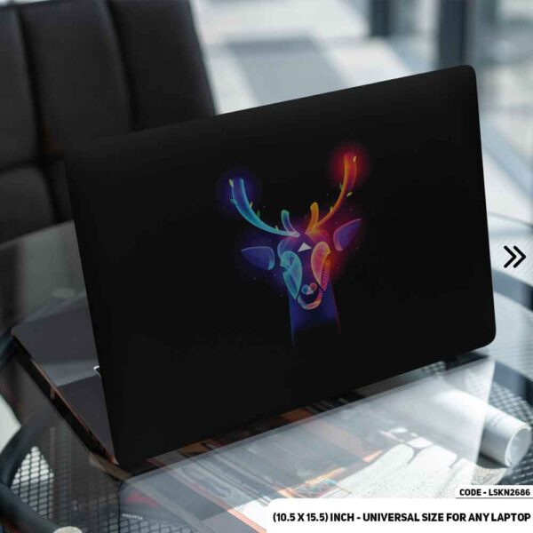 Neon Deer Matte Finished Removable Waterproof Laptop Sticker & Laptop Skin (Including FREE Accessories) - LSKN2686 - DDecorator