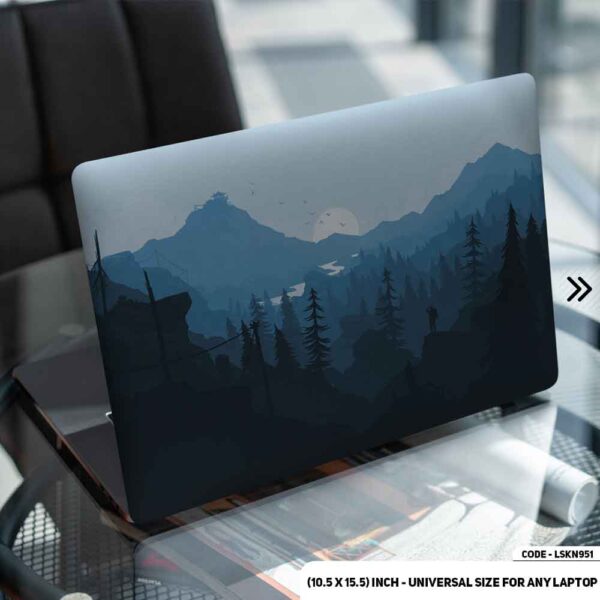 Abstract Art Matte Finished Removable Waterproof Laptop Sticker & Laptop Skin (Including FREE Accessories) - LSKN951 - DDecorator