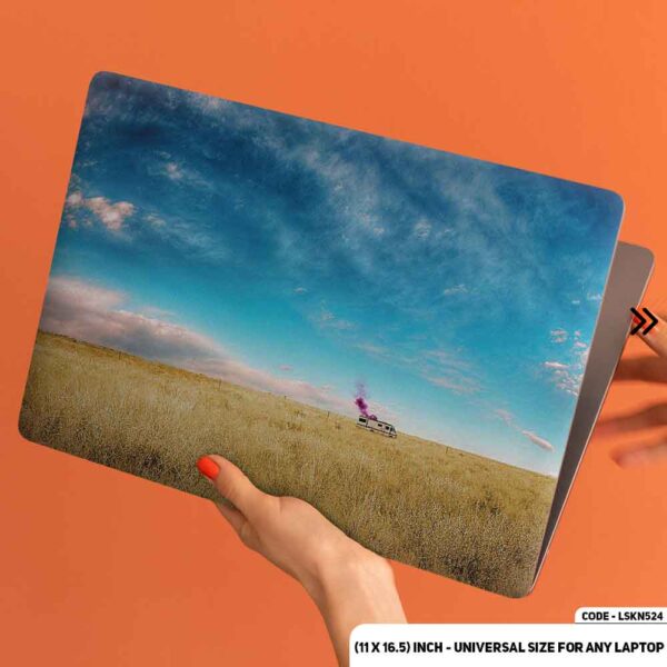 Big Filed Beauty in Breaking Bad Matte Finished Removable Waterproof Laptop Sticker & Laptop Skin (Including FREE Accessories) - LSKN524 - DDecorator
