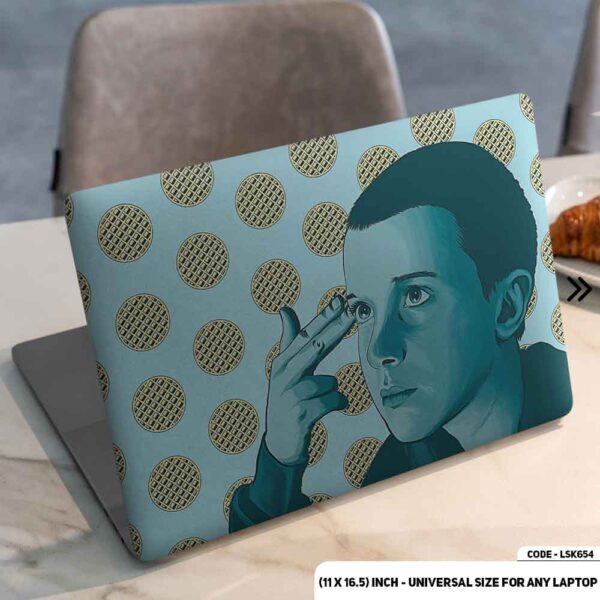 Stranger Things Matte Finished Removable Waterproof Laptop Sticker & Laptop Skin (Including FREE Accessories) - LSKN654 - DDecorator
