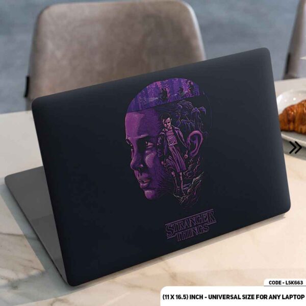 Stranger Things Matte Finished Removable Waterproof Laptop Sticker & Laptop Skin (Including FREE Accessories) - LSKN663 - DDecorator