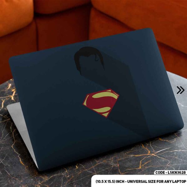 SUPERMAN Matte Finished Removable Waterproof Laptop Sticker & Laptop Skin (Including FREE Accessories) - LSKN3628 - DDecorator