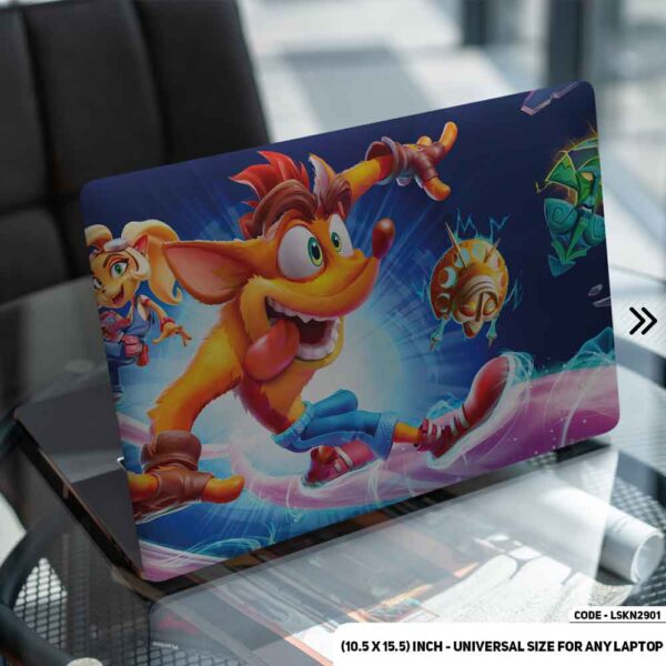 Digital Cartoon Character Art Illustration Matte Finished Removable Waterproof Laptop Sticker & Laptop Skin (Including FREE Accessories) - LSKN2901 - DDecorator