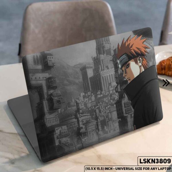 NARUTO Anime Character Illustration Matte Finished Removable Waterproof Laptop Sticker & Laptop Skin (Including FREE Accessories) - LSKN3809 - DDecorator