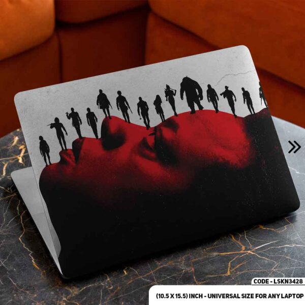 Digital Character Matte Finished Removable Waterproof Laptop Sticker & Laptop Skin (Including FREE Accessories) - LSKN3428 - DDecorator