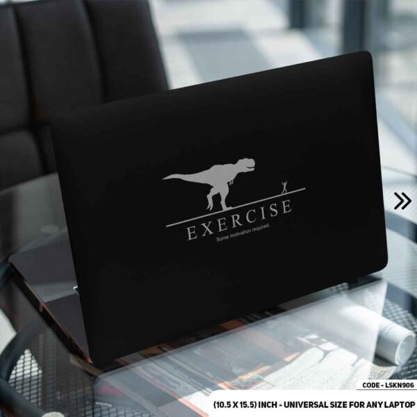 Motivational Quote Matte Finished Removable Waterproof Laptop Sticker & Laptop Skin (Including FREE Accessories) - LSKN906 - DDecorator