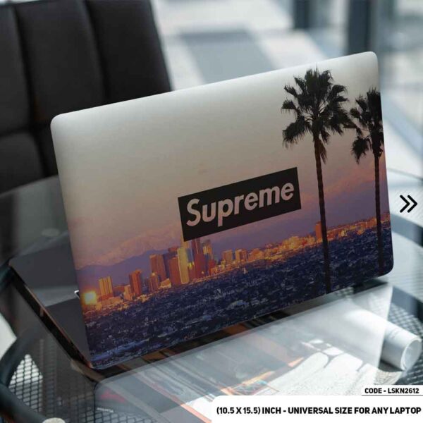 Luxury Brand Iconic Design Matte Finished Removable Waterproof Laptop Sticker & Laptop Skin (Including FREE Accessories) - LSKN2612 - DDecorator