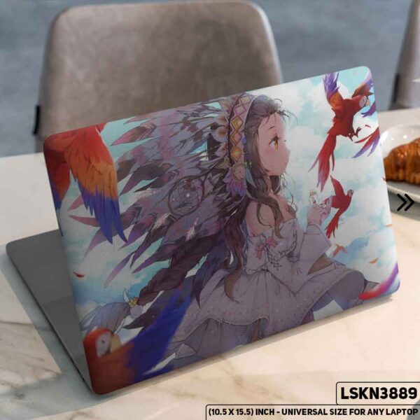 Fantacy Art Digital Illustration Matte Finished Removable Waterproof Laptop Sticker & Laptop Skin (Including FREE Accessories) - LSKN3889 - DDecorator
