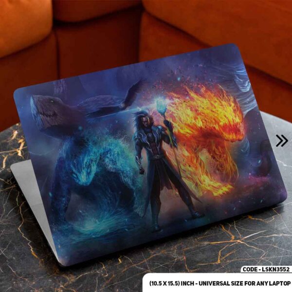Fantacy Digital Illustration Matte Finished Removable Waterproof Laptop Sticker & Laptop Skin (Including FREE Accessories) - LSKN3552 - DDecorator