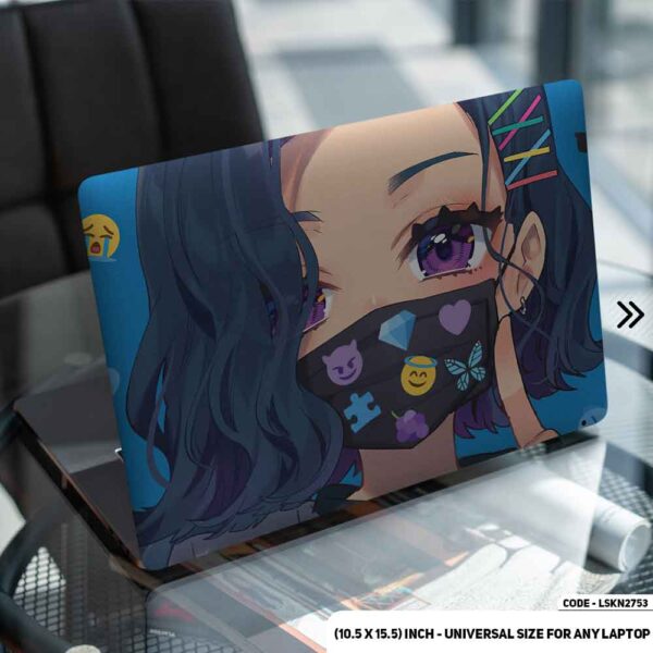 Digital Fantacy Anime Illustration Matte Finished Removable Waterproof Laptop Sticker & Laptop Skin (Including FREE Accessories) - LSKN2753 - DDecorator