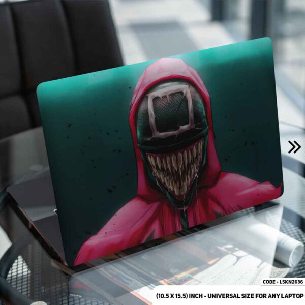 Squid Game Beast Art Matte Finished Removable Waterproof Laptop Sticker & Laptop Skin (Including FREE Accessories) - LSKN2636 - DDecorator