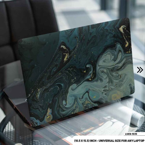 Marble Texture Matte Finished Removable Waterproof Laptop Sticker & Laptop Skin (Including FREE Accessories) - LSKN1039 - DDecorator