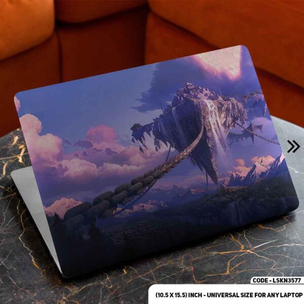 Fantacy Digital Illustration Matte Finished Removable Waterproof Laptop Sticker & Laptop Skin (Including FREE Accessories) - LSKN3577 - DDecorator