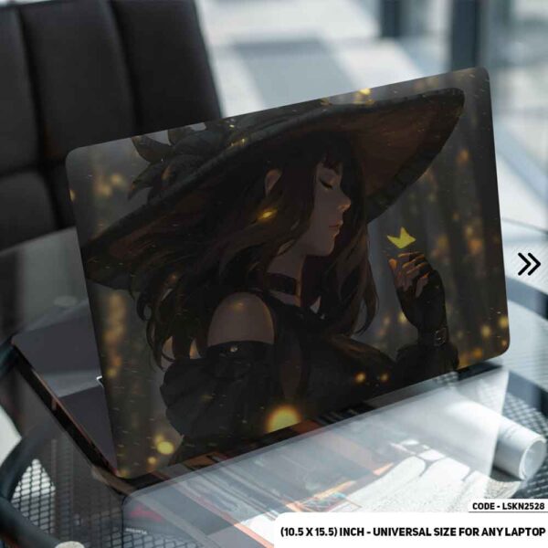 Fantasy Anime Girl Illustration Matte Finished Removable Waterproof Laptop Sticker & Laptop Skin (Including FREE Accessories) - LSKN2528 - DDecorator