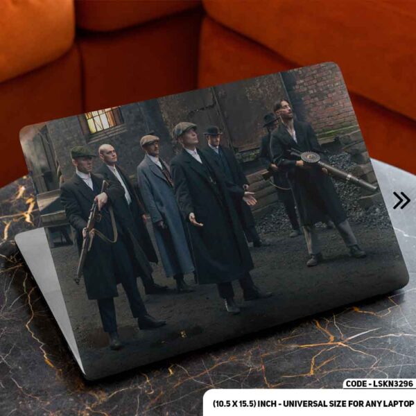 Thomas Shelby - Peaky Blinders Matte Finished Removable Waterproof Laptop Sticker & Laptop Skin (Including FREE Accessories) - LSKN3296 - DDecorator