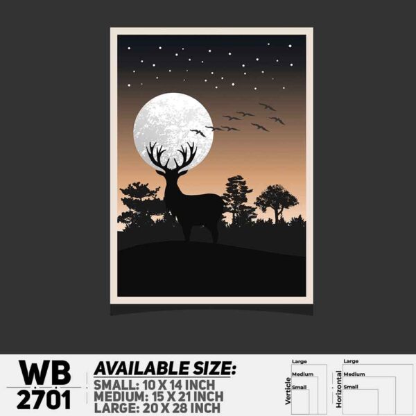 DDecorator Landscape Art Digital Illustration Wall Decoration And Home Decoration PVC Wall Board And Wall Canvas - WB2701