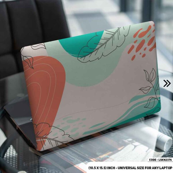 Flower Pattern Floral Design Matte Finished Removable Waterproof Laptop Sticker & Laptop Skin (Including FREE Accessories) - LSKN2376 - DDecorator