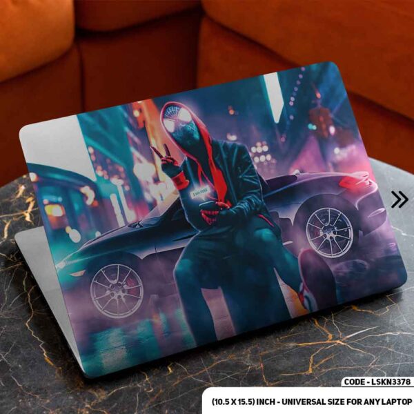 Spiderman Cool Pose Matte Finished Removable Waterproof Laptop Sticker & Laptop Skin (Including FREE Accessories) - LSKN3378 - DDecorator