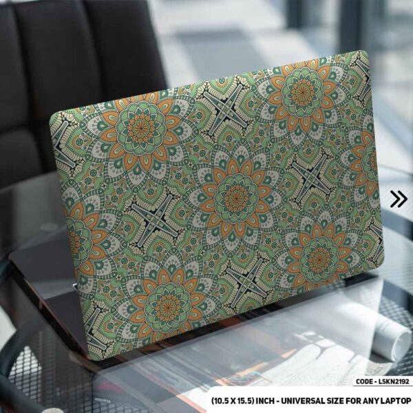 Seamless Geomatric Pattern Matte Finished Removable Waterproof Laptop Sticker & Laptop Skin (Including FREE Accessories) - LSKN2192 - DDecorator