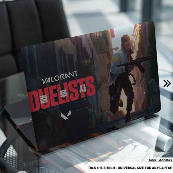 Valorant Digital Character Matte Finished Removable Waterproof Laptop Sticker & Laptop Skin (Including FREE Accessories) - LSKN2699 - DDecorator