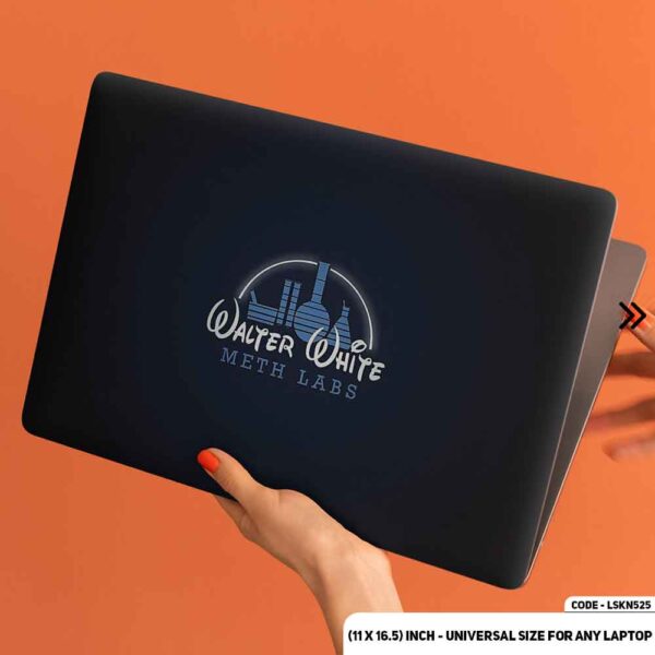 Walter White Disney Logo Matte Finished Removable Waterproof Laptop Sticker & Laptop Skin (Including FREE Accessories) - LSKN525 - DDecorator