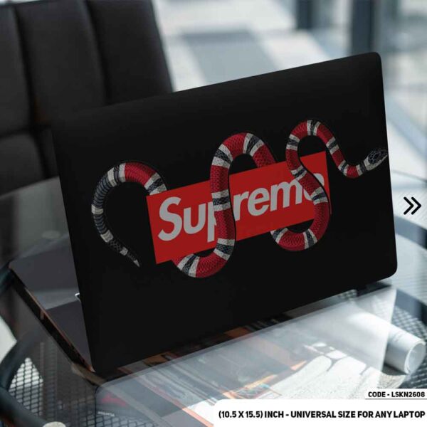 Luxury Brand Iconic Design Matte Finished Removable Waterproof Laptop Sticker & Laptop Skin (Including FREE Accessories) - LSKN2611 - DDecorator