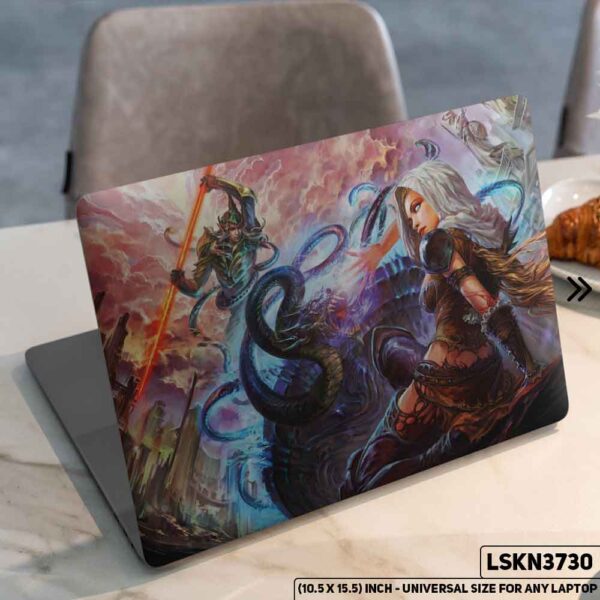 Fantacy Art Digital Illustration Matte Finished Removable Waterproof Laptop Sticker & Laptop Skin (Including FREE Accessories) - LSKN3730 - DDecorator