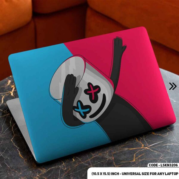 Marshmallow Dabbing Matte Finished Removable Waterproof Laptop Sticker & Laptop Skin (Including FREE Accessories) - LSKN3206 - DDecorator