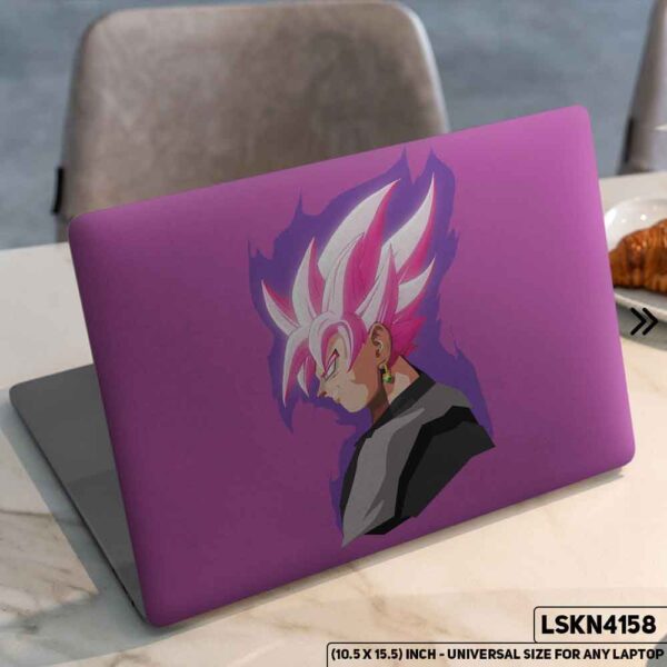 Dragon Ball Z Z Warriors Goku Matte Finished Removable Waterproof Laptop Sticker & Laptop Skin (Including FREE Accessories) - LSKN4158 - DDecorator