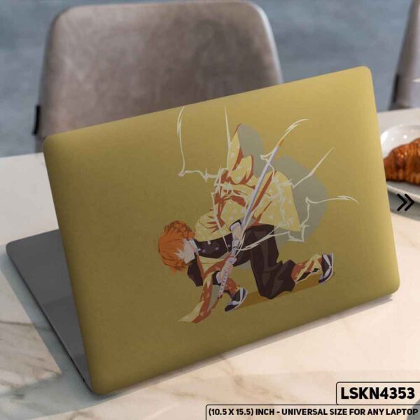Demon Slayer: Kimetsu no Yaiba Matte Finished Removable Waterproof Laptop Sticker & Laptop Skin (Including FREE Accessories) - LSKN4353 - DDecorator