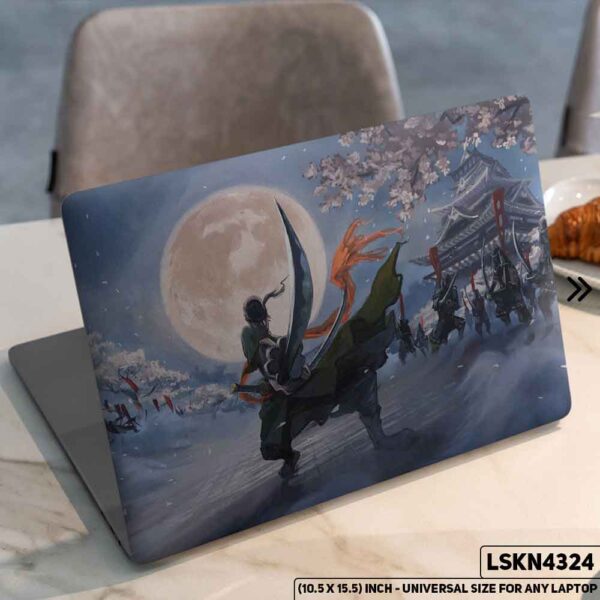 One Piece Manga Series Monkey D. Luffy Straw Hat  Matte Finished Removable Waterproof Laptop Sticker & Laptop Skin (Including FREE Accessories) - LSKN4324 - DDecorator