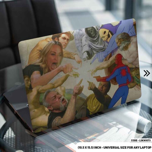 Popluar Meme Matte Finished Removable Waterproof Laptop Sticker & Laptop Skin (Including FREE Accessories) - LSKN1073 - DDecorator