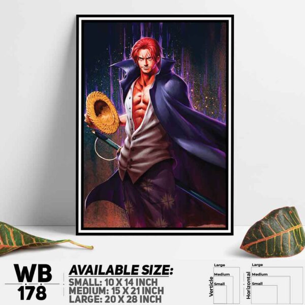 DDecorator One Piece Anime Manga series Wall Decoration And Home Decoration PVC Wall Board And Wall Canvas - WB178