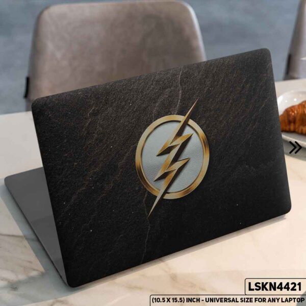 Flash Justice League Matte Finished Removable Waterproof Laptop Sticker & Laptop Skin (Including FREE Accessories) - LSKN4421 - DDecorator
