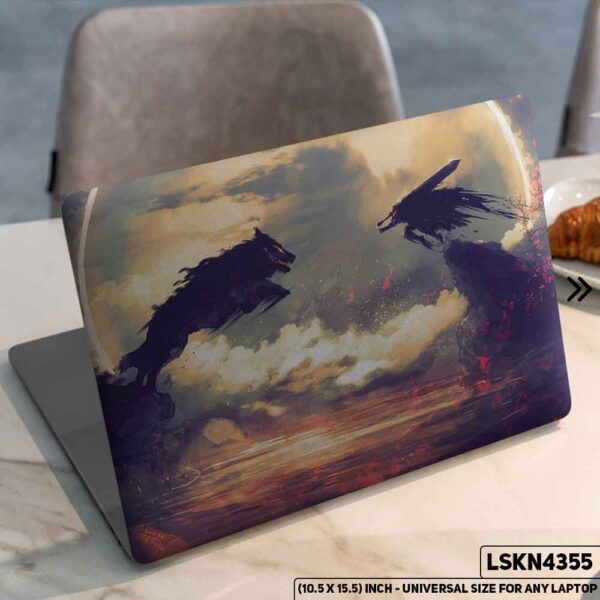 Demon Slayer: Kimetsu no Yaiba Matte Finished Removable Waterproof Laptop Sticker & Laptop Skin (Including FREE Accessories) - LSKN4355 - DDecorator