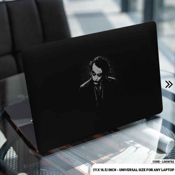 JOKER Matte Finished Removable Waterproof Laptop Sticker & Laptop Skin (Including FREE Accessories) - LSKN782 - DDecorator