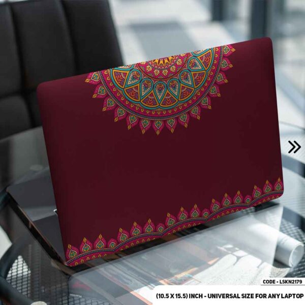 Seamless Geomatric Pattern Matte Finished Removable Waterproof Laptop Sticker & Laptop Skin (Including FREE Accessories) - LSKN2179 - DDecorator