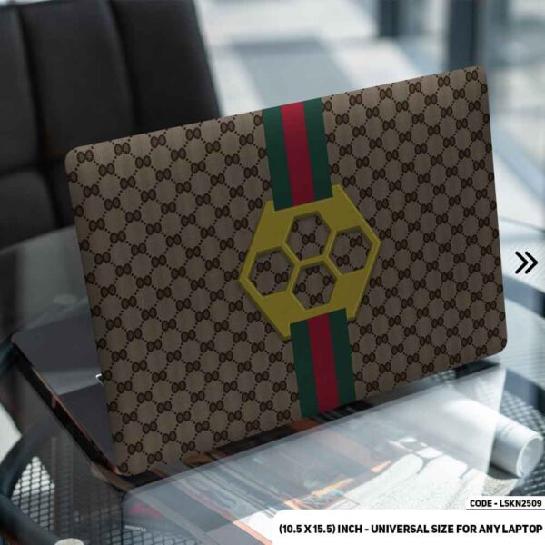 Luxury Brand Iconic Pattern Matte Finished Removable Waterproof Laptop Sticker & Laptop Skin (Including FREE Accessories) - LSKN2509 - DDecorator