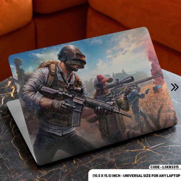 Digital Character Matte Finished Removable Waterproof Laptop Sticker & Laptop Skin (Including FREE Accessories) - LSKN3315 - DDecorator