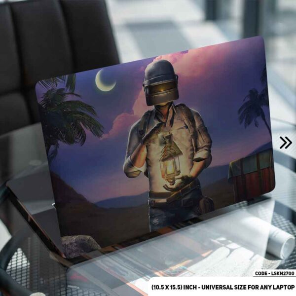 Digital Character Matte Finished Removable Waterproof Laptop Sticker & Laptop Skin (Including FREE Accessories) - LSKN2700 - DDecorator