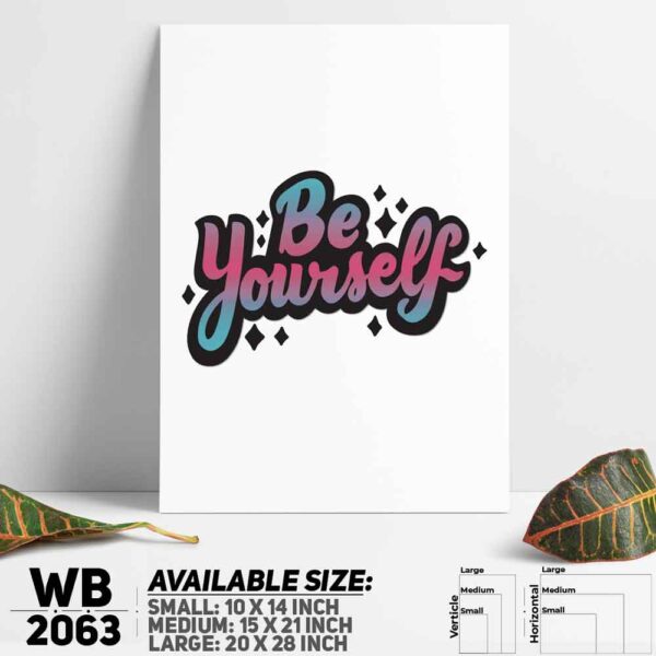 DDecorator Yourself - Motivational Wall Decoration And Home Decoration PVC Wall Board And Wall Canvas - WB2063