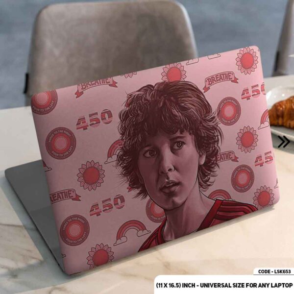 Stranger Things Matte Finished Removable Waterproof Laptop Sticker & Laptop Skin (Including FREE Accessories) - LSKN653 - DDecorator