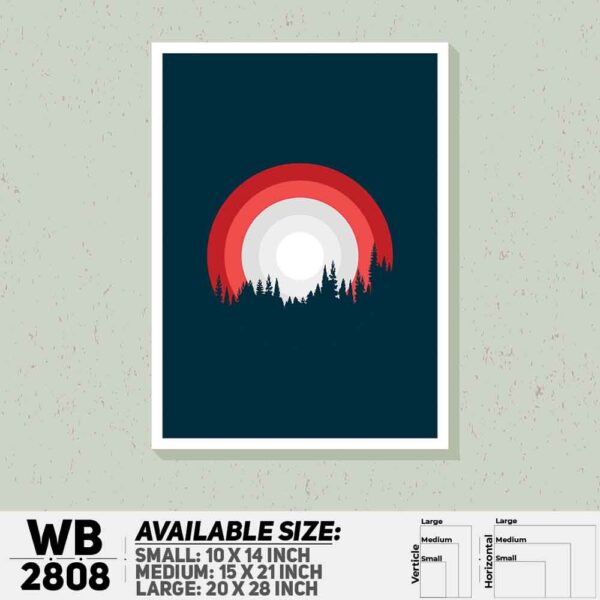 DDecorator Landscape Art Digital Illustration Wall Decoration And Home Decoration PVC Wall Board And Wall Canvas - WB2808