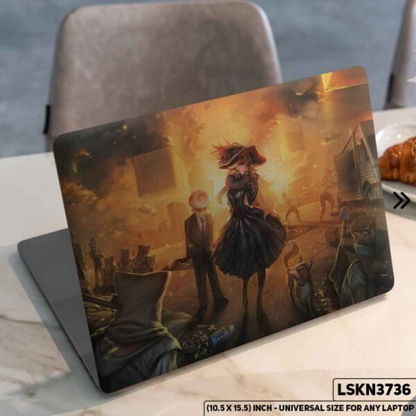 Fantacy Art Digital Illustration Matte Finished Removable Waterproof Laptop Sticker & Laptop Skin (Including FREE Accessories) - LSKN3736 - DDecorator