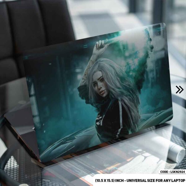 Digital Fantacy Art Illustration Matte Finished Removable Waterproof Laptop Sticker & Laptop Skin (Including FREE Accessories) - LSKN2924 - DDecorator