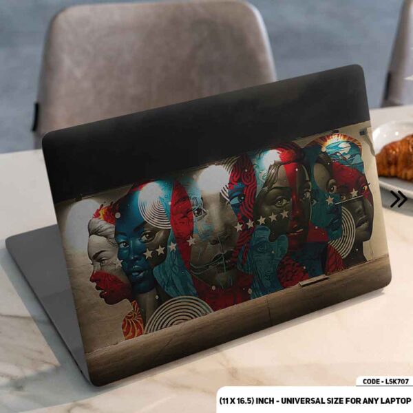 African Women Empowerment Matte Finished Removable Waterproof Laptop Sticker & Laptop Skin (Including FREE Accessories) - LSKN707 - DDecorator