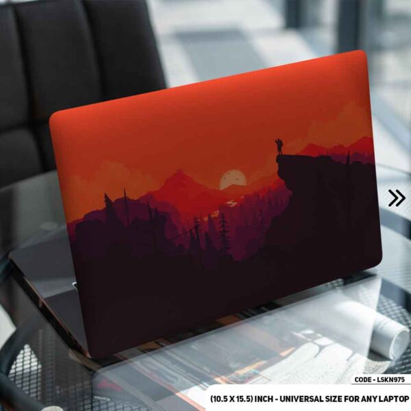 Abstract Art Matte Finished Removable Waterproof Laptop Sticker & Laptop Skin (Including FREE Accessories) - LSKN975 - DDecorator