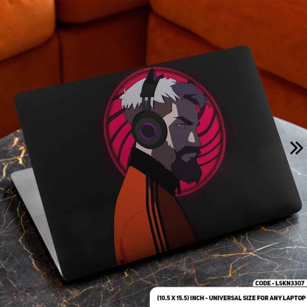 Digital Fantacy Anime Cartoon Art Illustration Matte Finished Removable Waterproof Laptop Sticker & Laptop Skin (Including FREE Accessories) - LSKN3307 - DDecorator