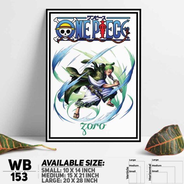 DDecorator One Piece Anime Manga series Wall Decoration And Home Decoration PVC Wall Board And Wall Canvas - WB153